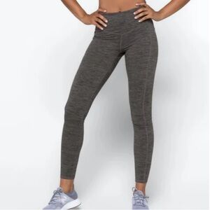 Gaiam Yoga Leggings Women’s Medium Gray Full Length Stretch Activewear